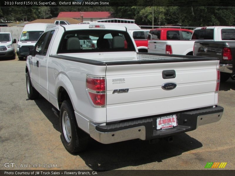 Oxford White / Medium Stone 2010 Ford F150 XL SuperCab