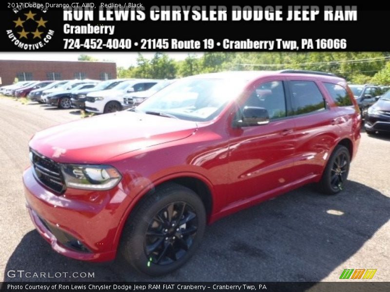 Redline / Black 2017 Dodge Durango GT AWD