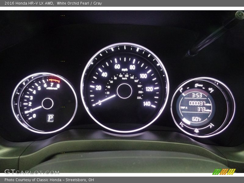 White Orchid Pearl / Gray 2016 Honda HR-V LX AWD