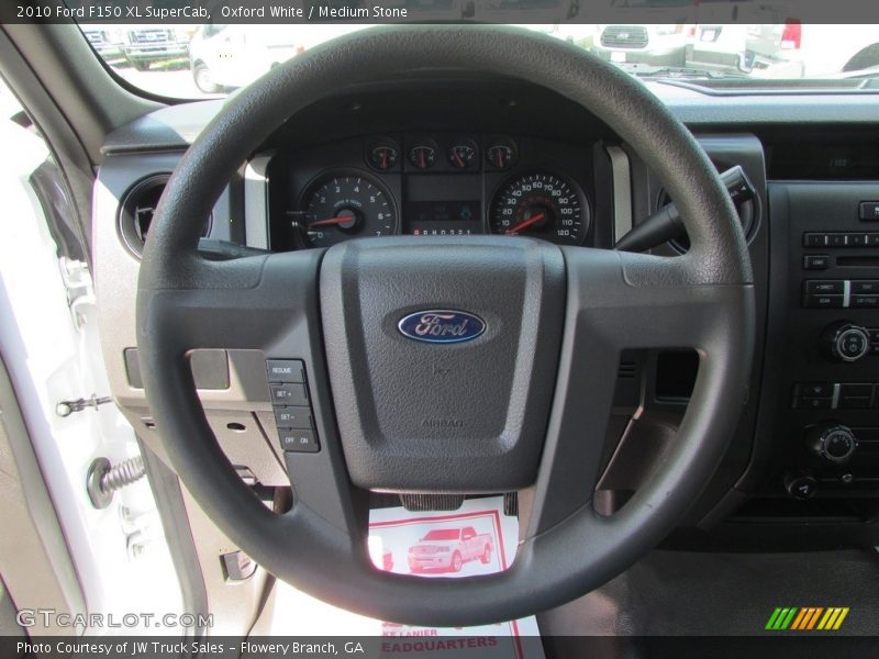 Oxford White / Medium Stone 2010 Ford F150 XL SuperCab