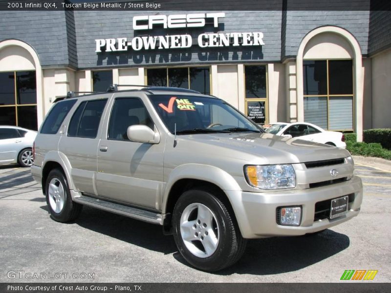 Tuscan Beige Metallic / Stone Beige 2001 Infiniti QX4