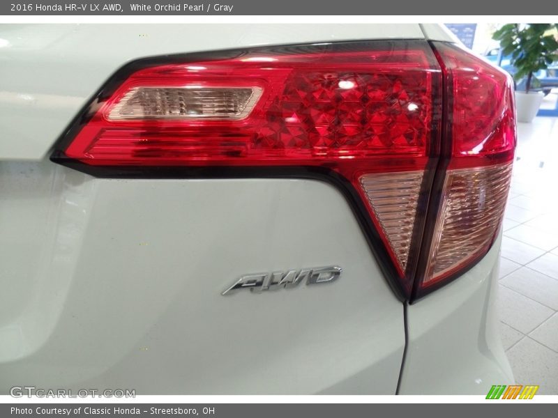 White Orchid Pearl / Gray 2016 Honda HR-V LX AWD