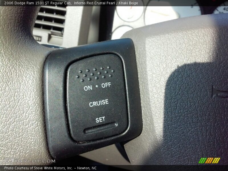Inferno Red Crystal Pearl / Khaki Beige 2006 Dodge Ram 1500 ST Regular Cab