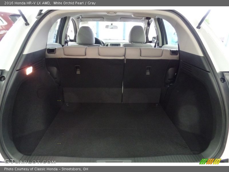 White Orchid Pearl / Gray 2016 Honda HR-V LX AWD