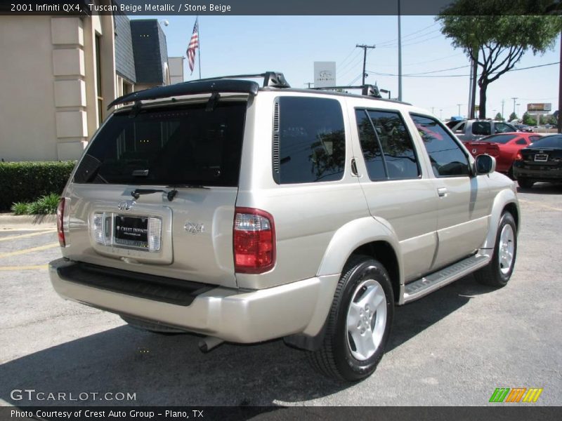 Tuscan Beige Metallic / Stone Beige 2001 Infiniti QX4