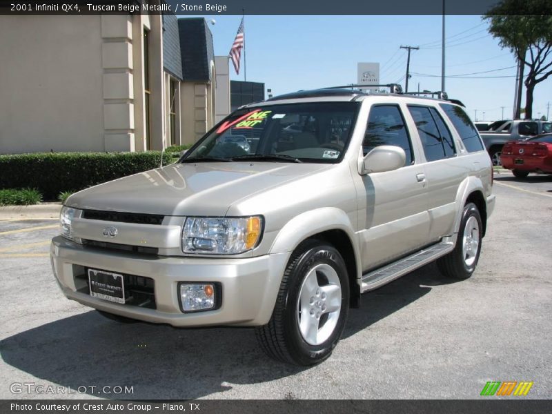 Tuscan Beige Metallic / Stone Beige 2001 Infiniti QX4