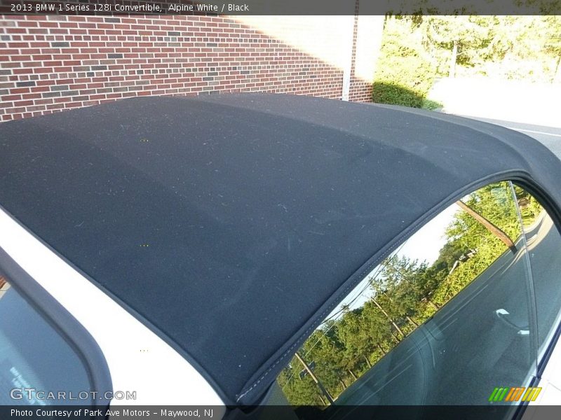 Alpine White / Black 2013 BMW 1 Series 128i Convertible