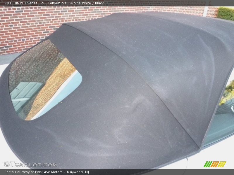 Alpine White / Black 2013 BMW 1 Series 128i Convertible