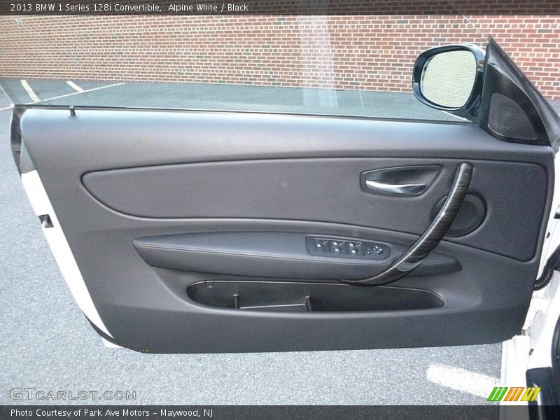 Alpine White / Black 2013 BMW 1 Series 128i Convertible