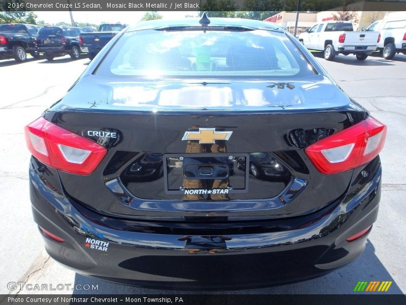 Mosaic Black Metallic / Jet Black 2016 Chevrolet Cruze LS Sedan