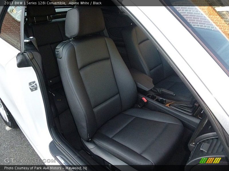 Alpine White / Black 2013 BMW 1 Series 128i Convertible