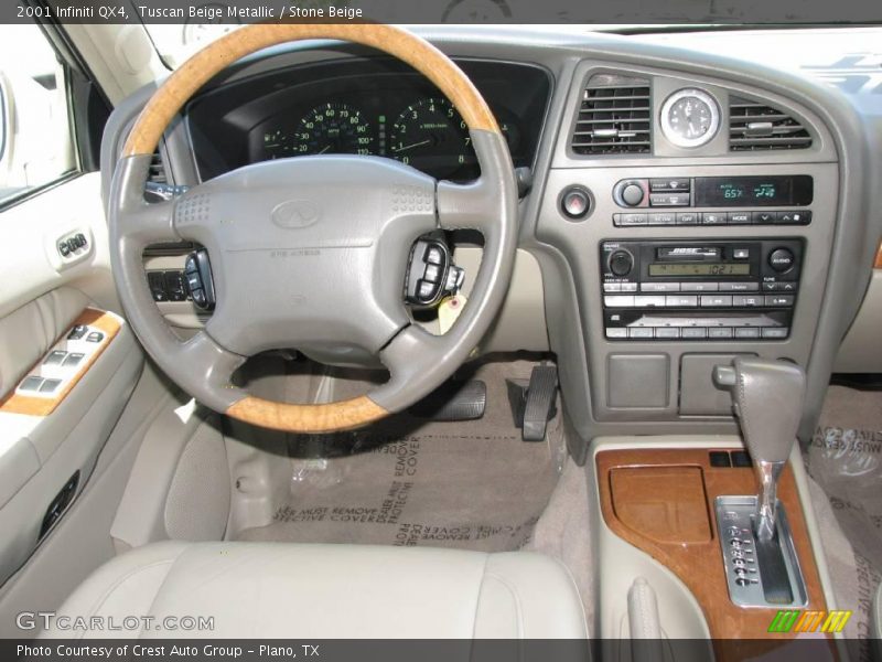 Tuscan Beige Metallic / Stone Beige 2001 Infiniti QX4