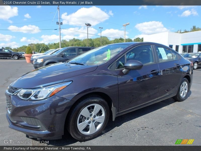 Blue Ray Metallic / Jet Black 2016 Chevrolet Cruze LS Sedan