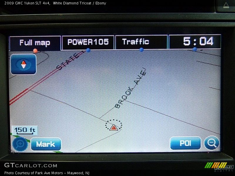 White Diamond Tricoat / Ebony 2009 GMC Yukon SLT 4x4