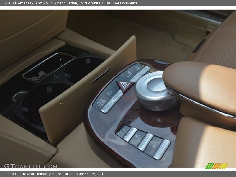 Arctic White / Cashmere/Savanna 2008 Mercedes-Benz S 550 4Matic Sedan