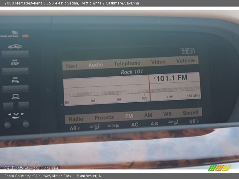 Arctic White / Cashmere/Savanna 2008 Mercedes-Benz S 550 4Matic Sedan