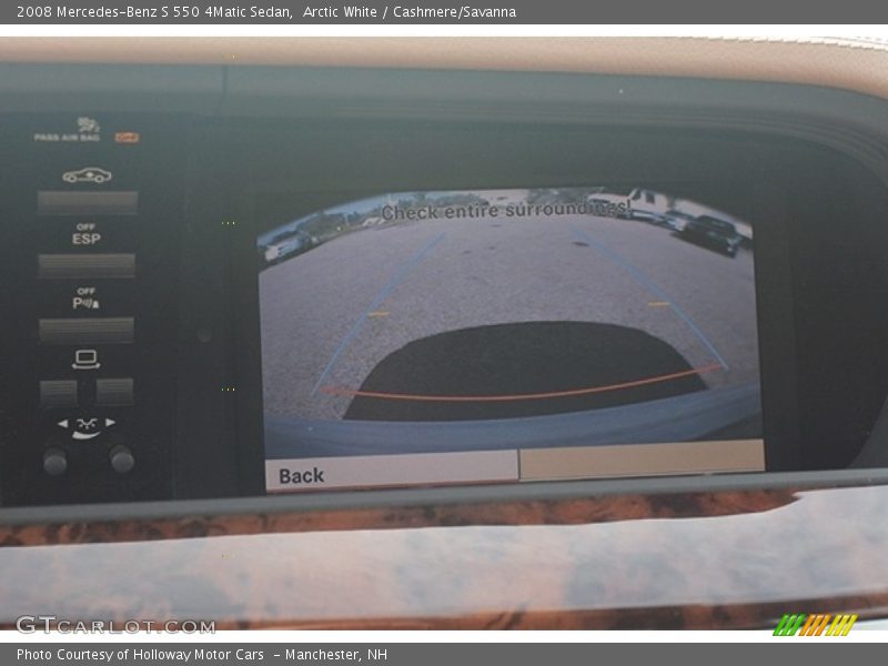 Arctic White / Cashmere/Savanna 2008 Mercedes-Benz S 550 4Matic Sedan