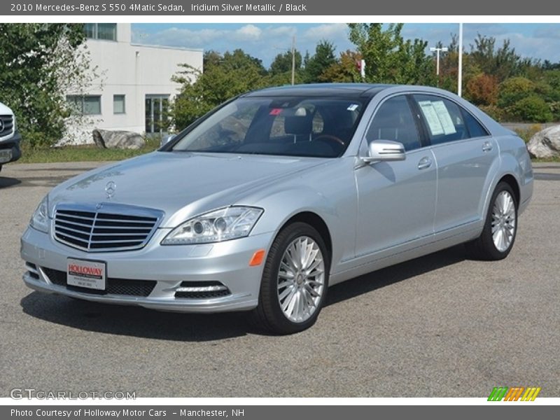 Iridium Silver Metallic / Black 2010 Mercedes-Benz S 550 4Matic Sedan