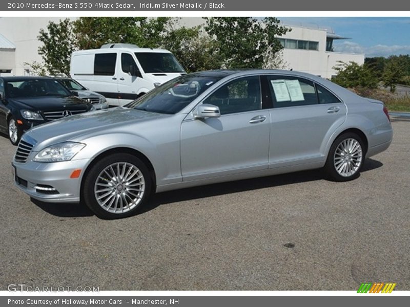 Iridium Silver Metallic / Black 2010 Mercedes-Benz S 550 4Matic Sedan