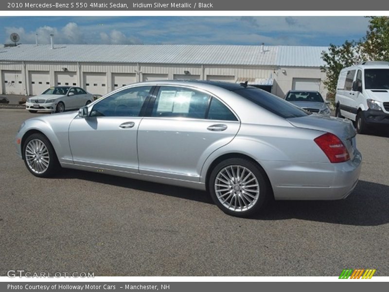 Iridium Silver Metallic / Black 2010 Mercedes-Benz S 550 4Matic Sedan
