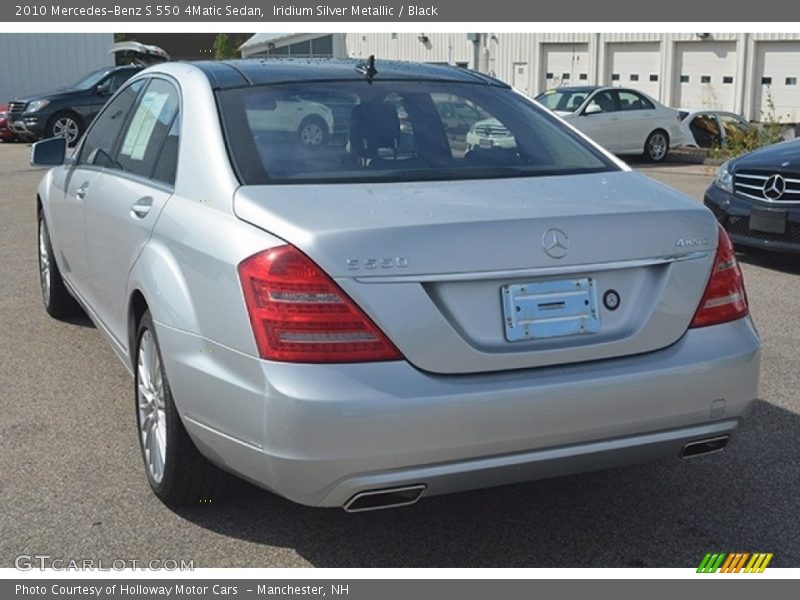 Iridium Silver Metallic / Black 2010 Mercedes-Benz S 550 4Matic Sedan