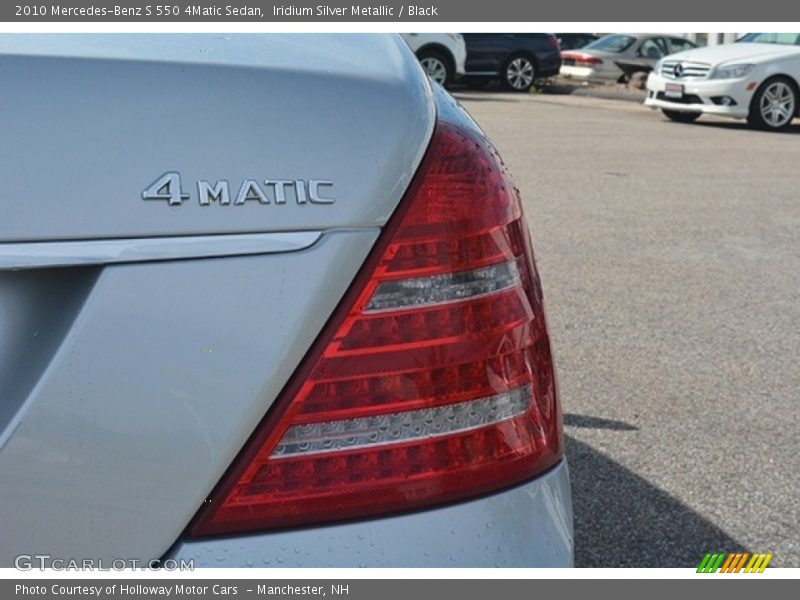 Iridium Silver Metallic / Black 2010 Mercedes-Benz S 550 4Matic Sedan