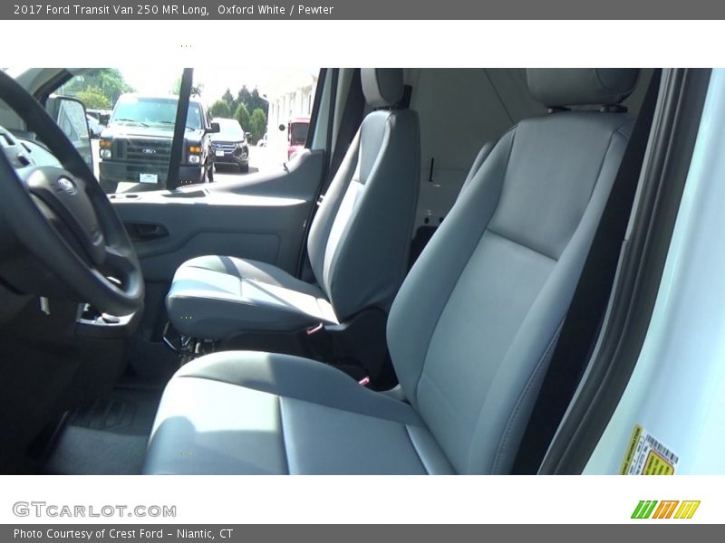Oxford White / Pewter 2017 Ford Transit Van 250 MR Long