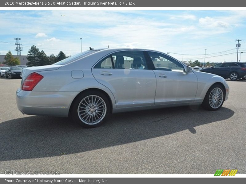 Iridium Silver Metallic / Black 2010 Mercedes-Benz S 550 4Matic Sedan