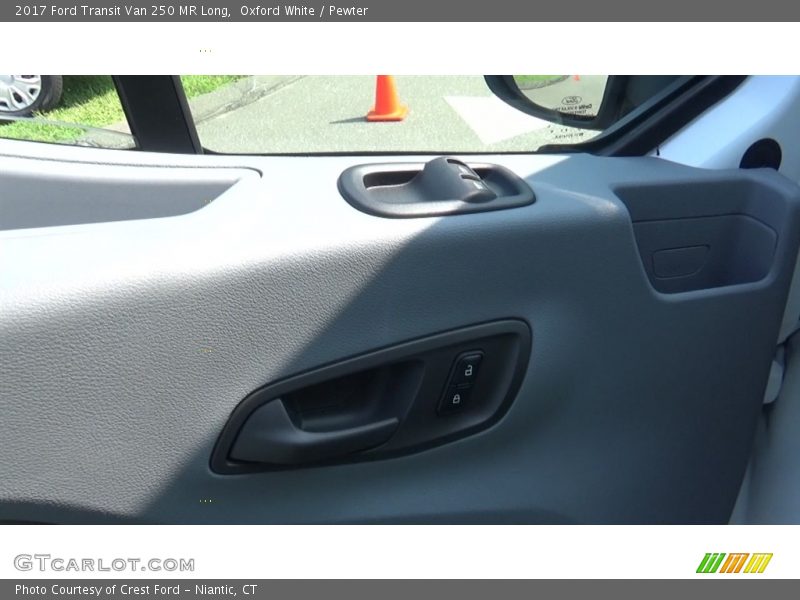 Oxford White / Pewter 2017 Ford Transit Van 250 MR Long