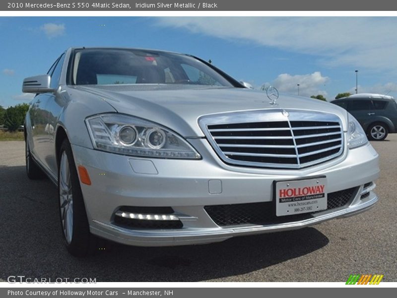 Iridium Silver Metallic / Black 2010 Mercedes-Benz S 550 4Matic Sedan
