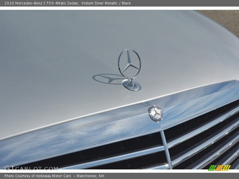 Iridium Silver Metallic / Black 2010 Mercedes-Benz S 550 4Matic Sedan