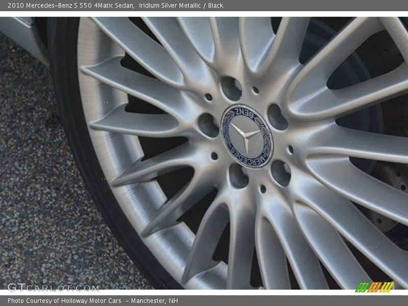 Iridium Silver Metallic / Black 2010 Mercedes-Benz S 550 4Matic Sedan