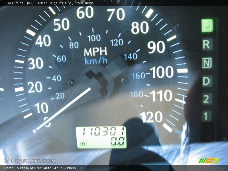 Tuscan Beige Metallic / Stone Beige 2001 Infiniti QX4