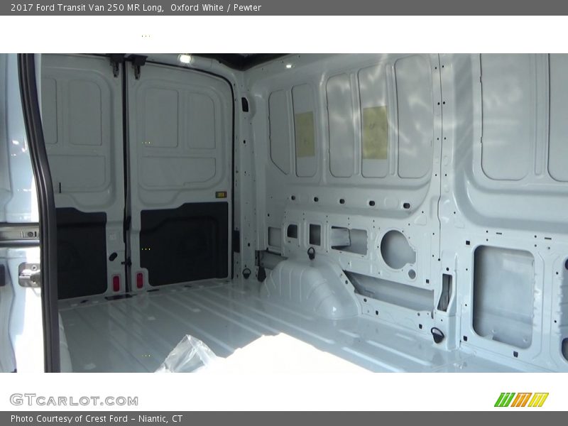 Oxford White / Pewter 2017 Ford Transit Van 250 MR Long
