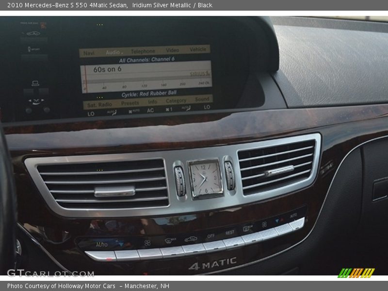 Iridium Silver Metallic / Black 2010 Mercedes-Benz S 550 4Matic Sedan