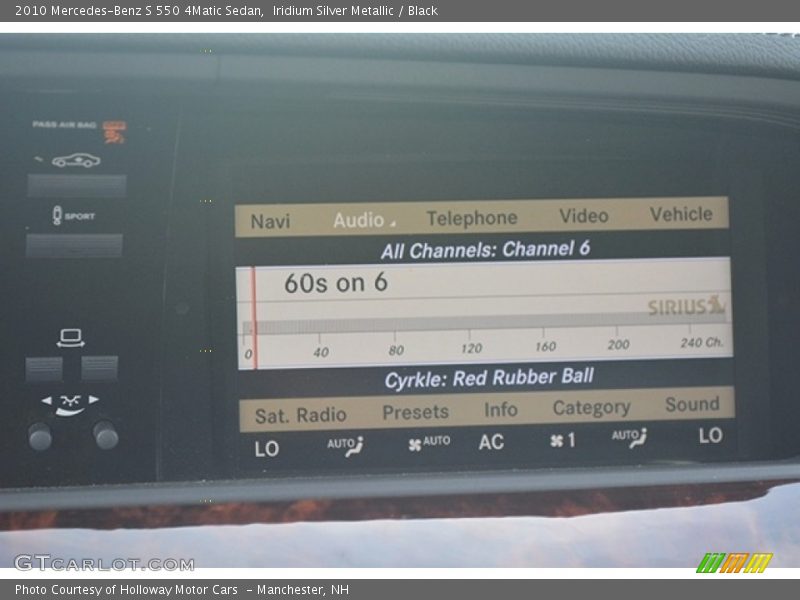 Iridium Silver Metallic / Black 2010 Mercedes-Benz S 550 4Matic Sedan