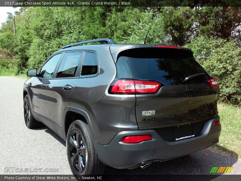 Granite Crystal Metallic / Black 2017 Jeep Cherokee Sport Altitude 4x4