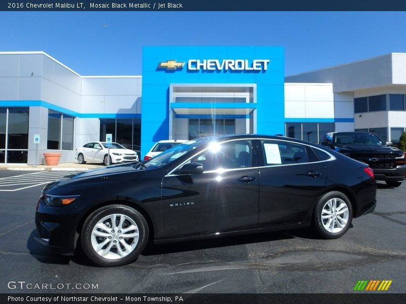 Mosaic Black Metallic / Jet Black 2016 Chevrolet Malibu LT