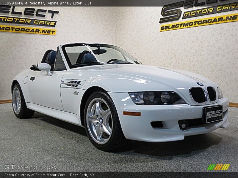 Alpine White / Estoril Blue 1999 BMW M Roadster