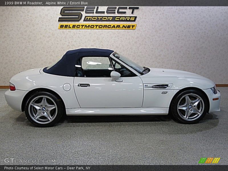 Alpine White / Estoril Blue 1999 BMW M Roadster