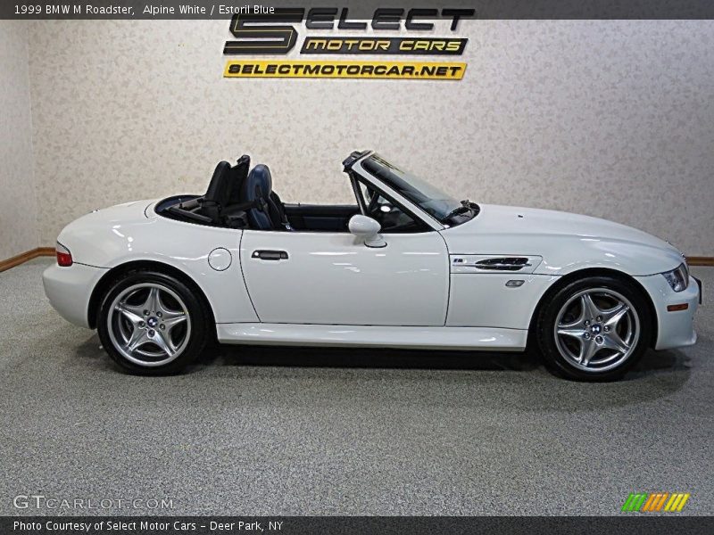 Alpine White / Estoril Blue 1999 BMW M Roadster
