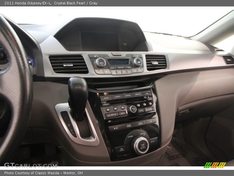 Crystal Black Pearl / Gray 2011 Honda Odyssey EX-L