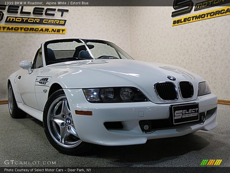 Alpine White / Estoril Blue 1999 BMW M Roadster