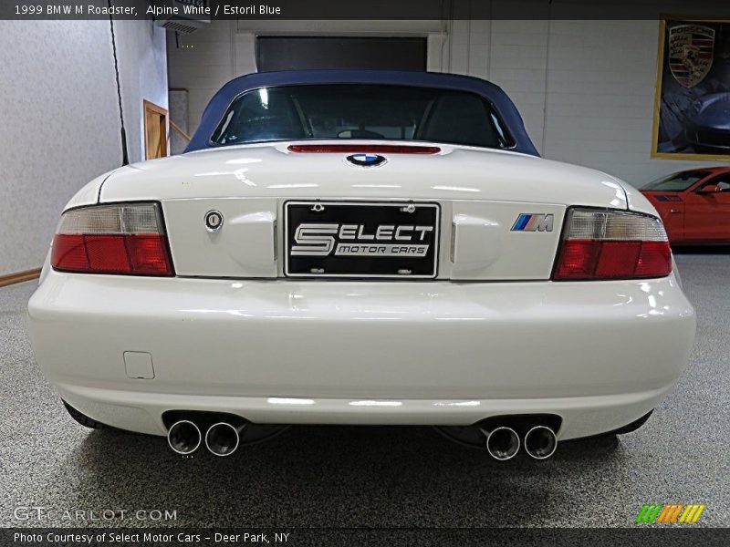 Alpine White / Estoril Blue 1999 BMW M Roadster