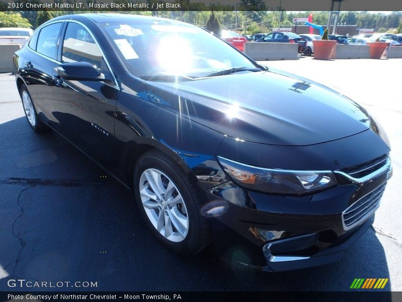 Mosaic Black Metallic / Jet Black 2016 Chevrolet Malibu LT