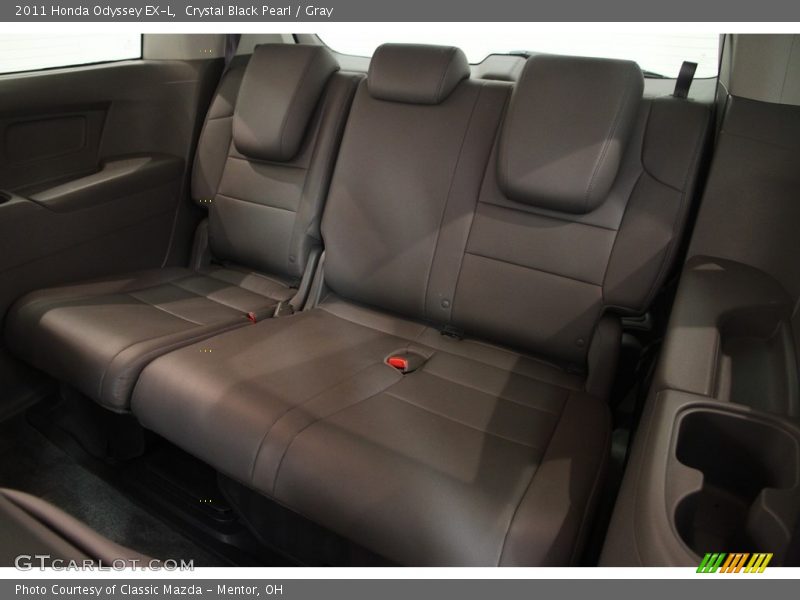 Crystal Black Pearl / Gray 2011 Honda Odyssey EX-L