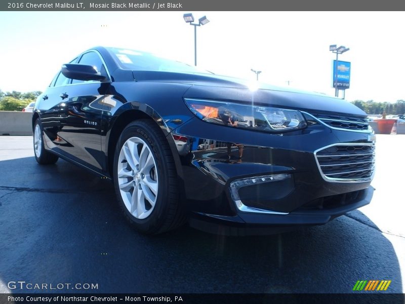 Mosaic Black Metallic / Jet Black 2016 Chevrolet Malibu LT