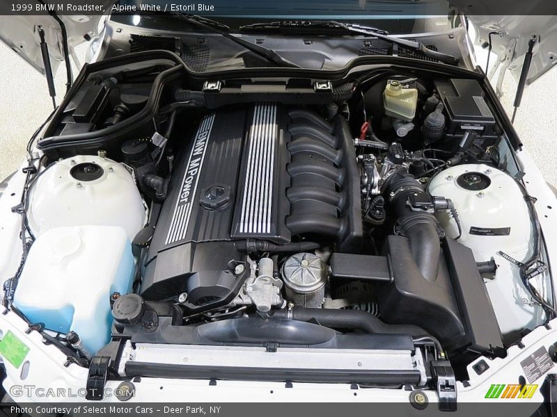 Alpine White / Estoril Blue 1999 BMW M Roadster