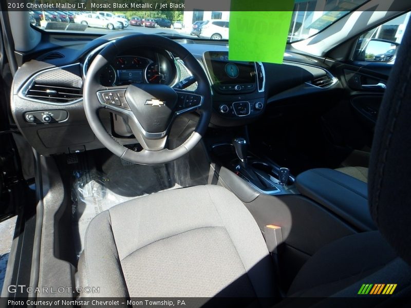 Mosaic Black Metallic / Jet Black 2016 Chevrolet Malibu LT