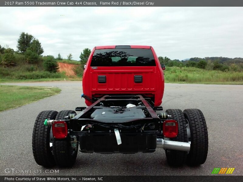 Flame Red / Black/Diesel Gray 2017 Ram 5500 Tradesman Crew Cab 4x4 Chassis